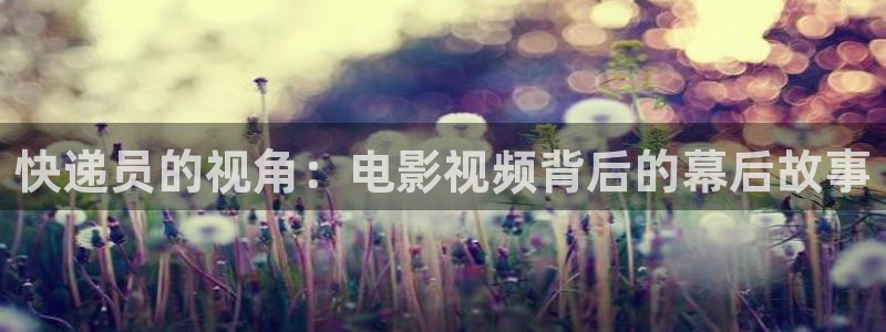樱花视频动漫官网：快递员的视角：电影视频背后的幕后故事
